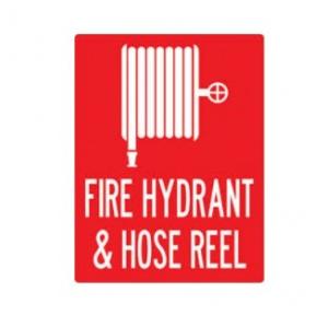 Usha Armour Fire Hydrant And Hose Reel Signage, Size: 8 x 8 Inch